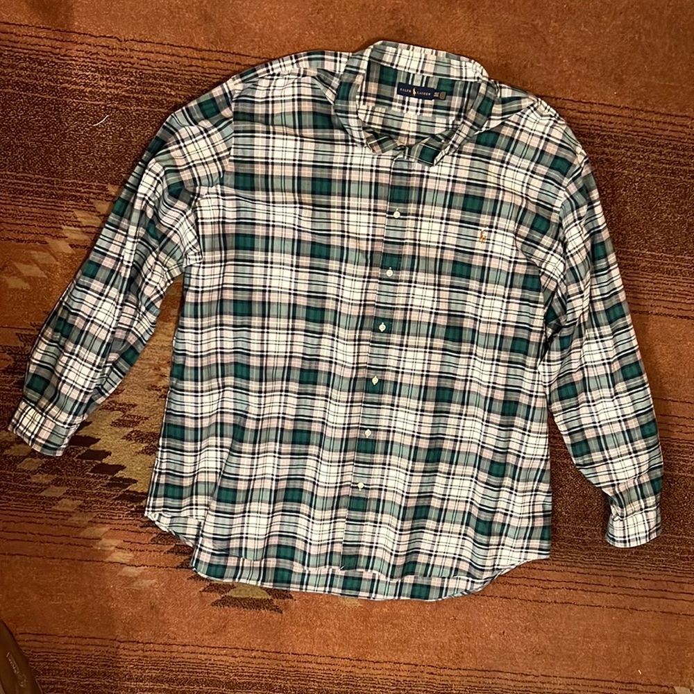 Men's Ralph Lauren Button Down Shirt 4XLT